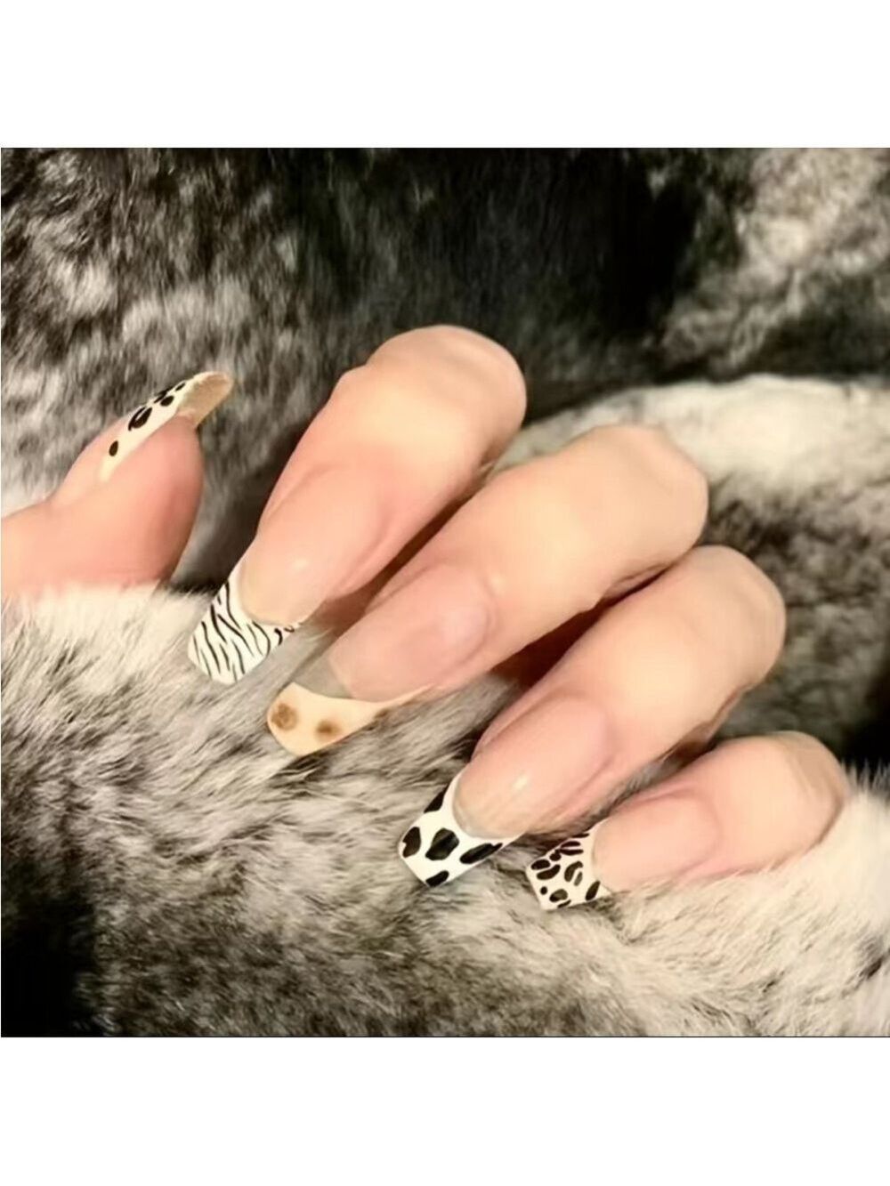 Safari Sister - Nail Junkie - full artificial nail set